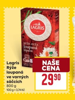 Lagris Rýže loupaná ve varných sáčcích