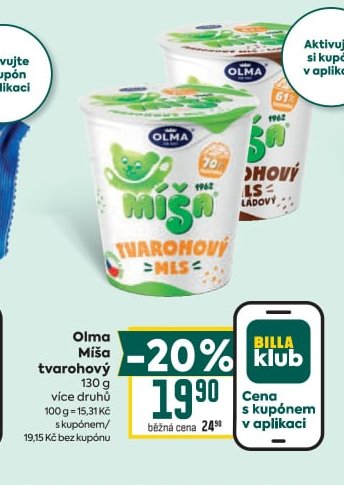 Olma Míša tvarohový