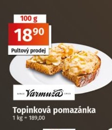 Varmuža Topinková pomazánka