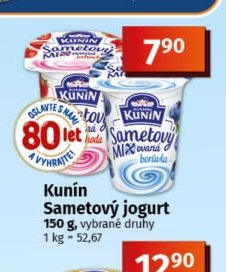 Kunín Sametový jogurt