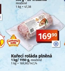 Kuřecí roláda plněná
