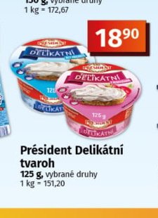 Président Delikátní tvaroh