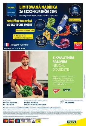 aktuální leták Makro 9.9.2026-22.9.2026
