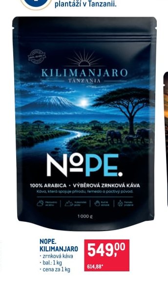 NOPE. KILIMANJARO