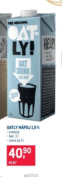 OATLY NÁPOJ 1,5%