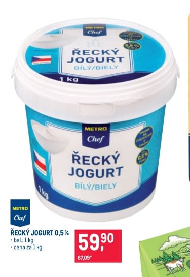 Řecký jogurt 0,5%