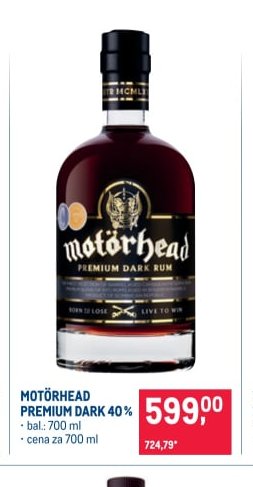 MOTÖRHEAD PREMIUM DARK 40%