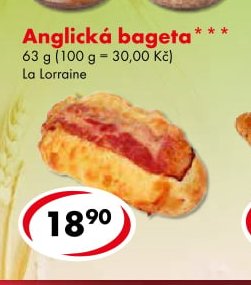 Anglická bageta***