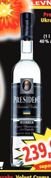 President Ukrajinská vodka 0,7 l