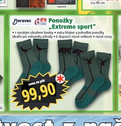 Ponožky Extreme sport