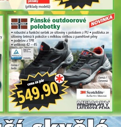Pánské outdoorové polobotky