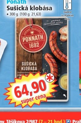 Ponath Sušická klobása