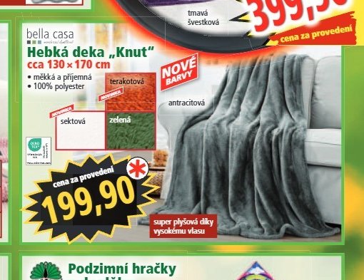 bella casa Hebká deka Knut