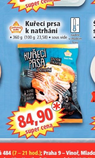 Kuřecí prsa k natrhání