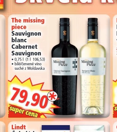The missing piece Sauvignon blanc, Cabernet Sauvignon