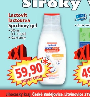 Lactovit lactourea sprchový gel