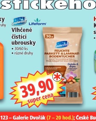 Vlhčené čistící ubrousky