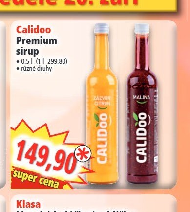 Calidoo Premium sirup
