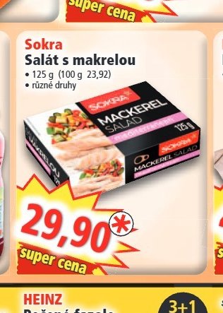 Sokra Salát s makrelou