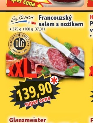 La Bonesse Francouzský salám s nožíkem