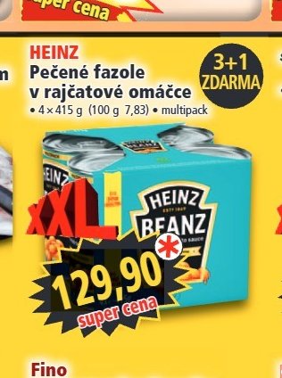 HEINZ Pečené fazole v rajčatové omáčce