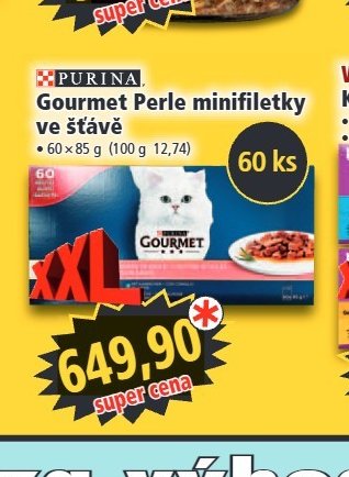 PURINA Gourmet Perle minifiletky ve šťávě