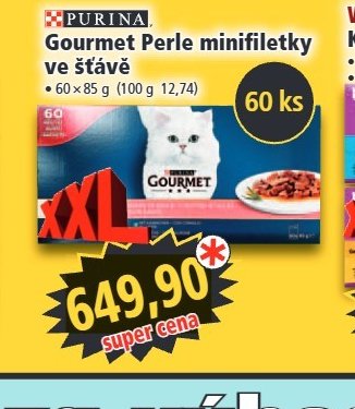 PURINA Gourmet Perle minifiletky ve šťávě