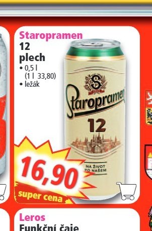 Staropramen 12 plech