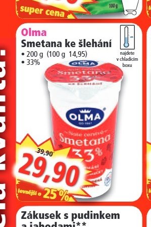 Olma Smetana ke šlehání