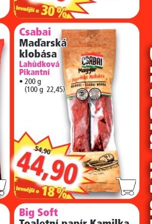 Csabai Maďarská klobása