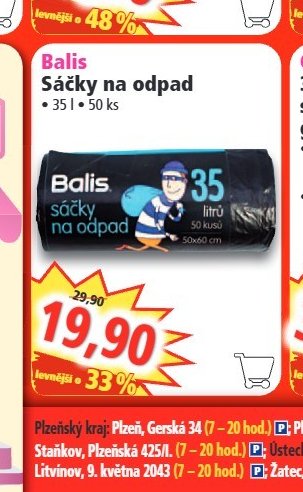 Balis Sáčky na odpad