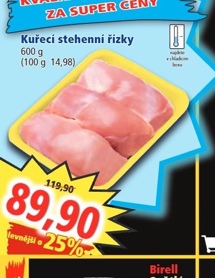 Kuřecí stehenní řízky