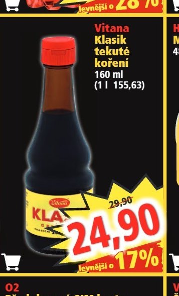 Vitana Klasik tekuté koření