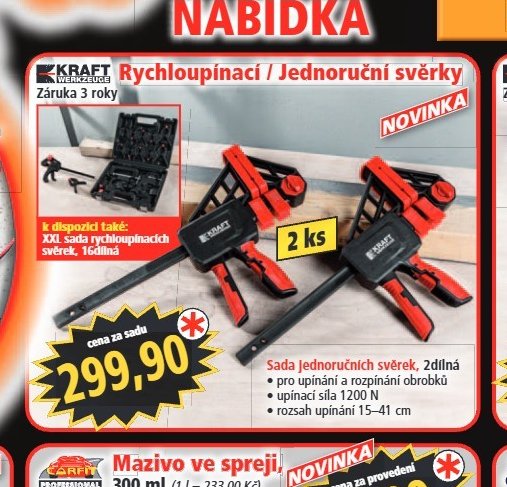 Rychloupínací / Jednoruční svěrky