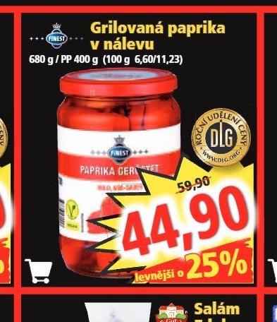 Grilovaná paprika v nálevu