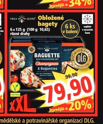 Obložené bagety