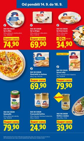 aktuální leták Lidl 14.9.2026-16.9.2026
