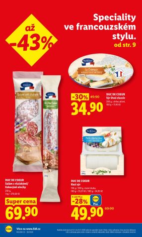 aktuální leták Lidl 14.9.2026-16.9.2026