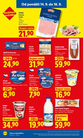 aktuální leták Lidl 14.9.2026-16.9.2026