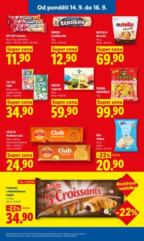 aktuální leták Lidl 14.9.2026-16.9.2026