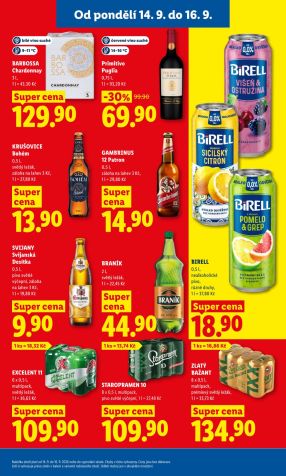 aktuální leták Lidl 14.9.2026-16.9.2026