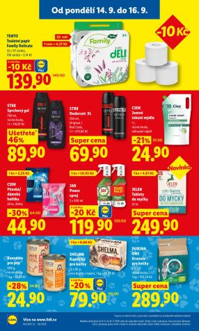 aktuální leták Lidl 14.9.2026-16.9.2026
