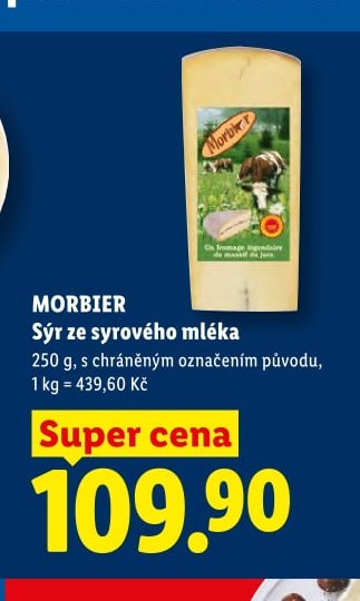 MORBIER Sýr ze syrového mléka