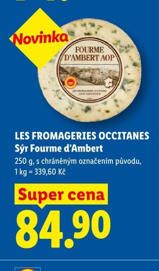 LES FROMAGERIES OCCITANES Sýr Fourme d'Ambert