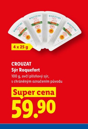 CROUZAT Sýr Roquefort