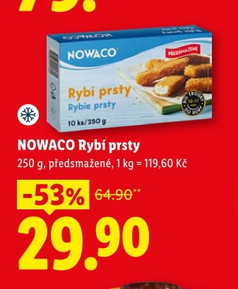 NOWACO Rybí prsty
