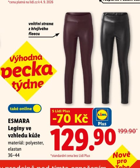 ESMARA Legíny ve vzhledu kůže