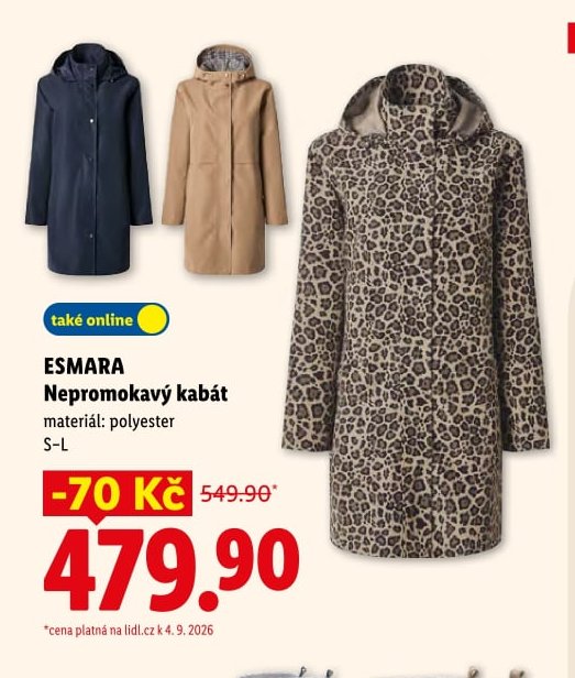 ESMARA Nepromokavý kabát
