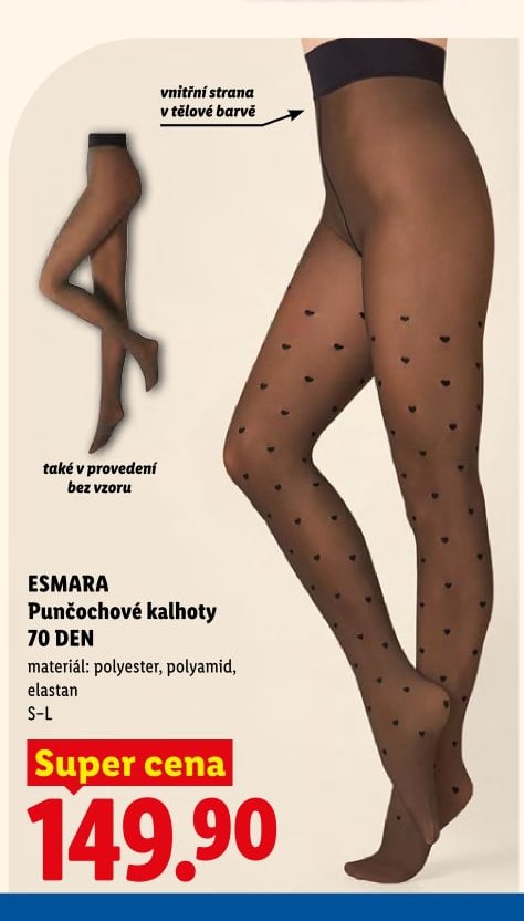 ESMARA Punčochové kalhoty 70 DEN