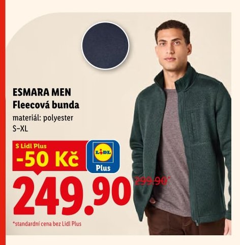 ESMARA MEN Fleecová bunda